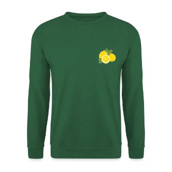 Amalfi "Zitronen" - Unisex Pullover - Grün - Vorne