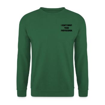 Reject it. - Unisex Sweatshirt - green - Front