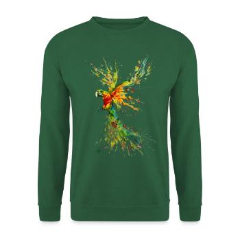 Parrot - Unisex Sweatshirt - green - Front