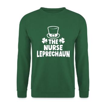 Die Krankenschwester Leprechaun - Unisex Pullover - Grün - Vorne
