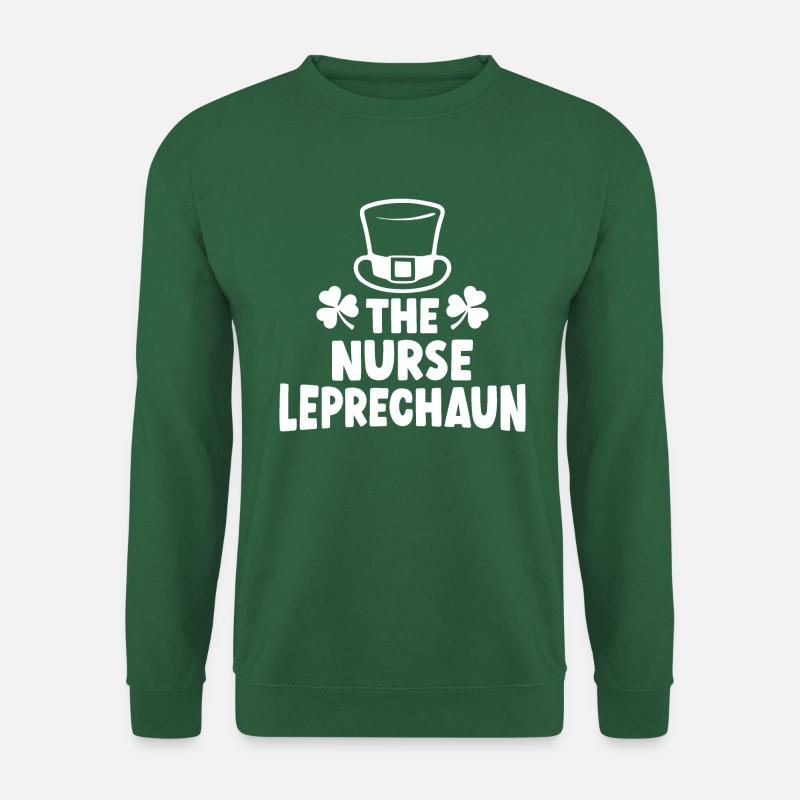 Die Krankenschwester Leprechaun - Unisex Pullover - Grün