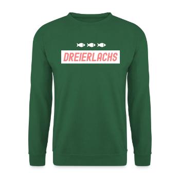Dreierlachs Bremen 3erlachs Fisch Geschenk - Unisex Pullover - Grün - Vorne