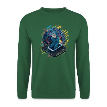 Peace Smartbaby Kopie - Unisex Pullover - Grün - Vorne