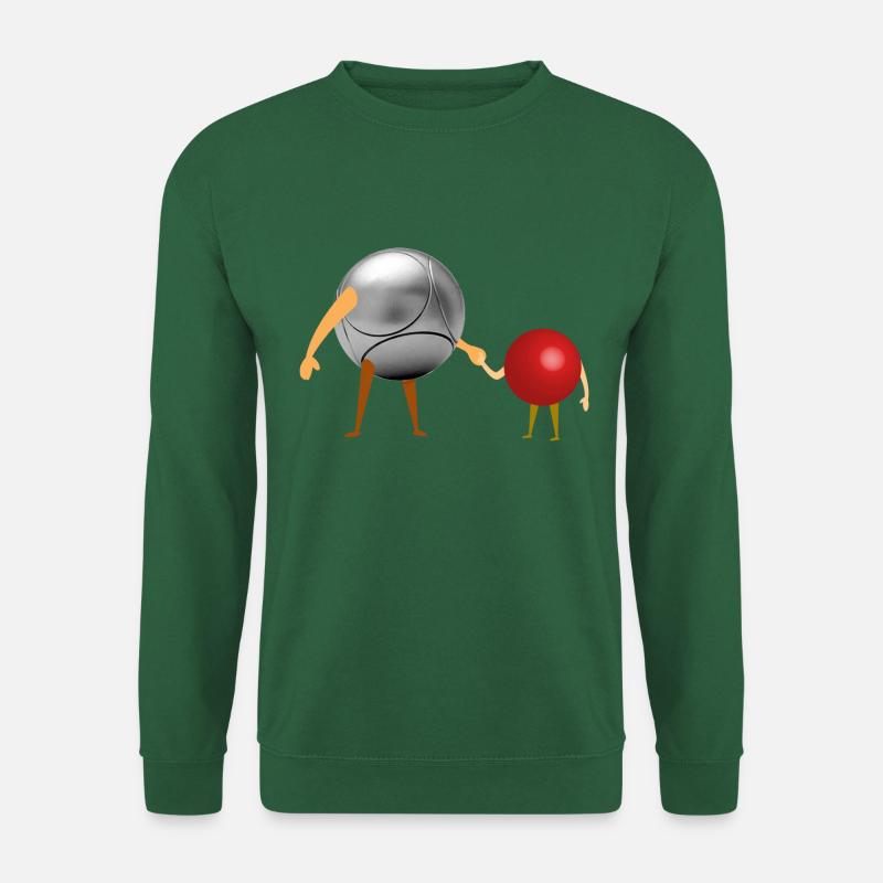 boule ich nehm dich an der hand - Unisex Pullover - Grün
