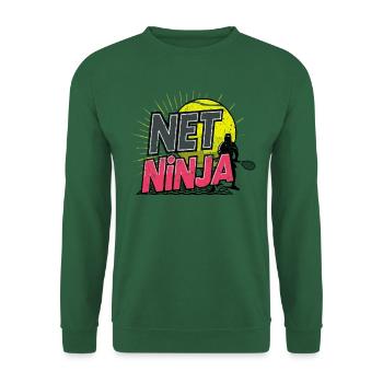 Tennis Shirt Net Ninja Netzspieler Tokio - Unisex Pullover - Grün - Vorne