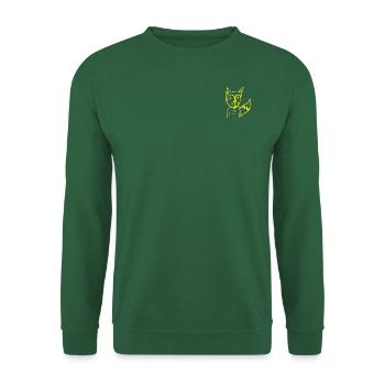 FUCHS yellow - Unisex Pullover - Grün - Vorne