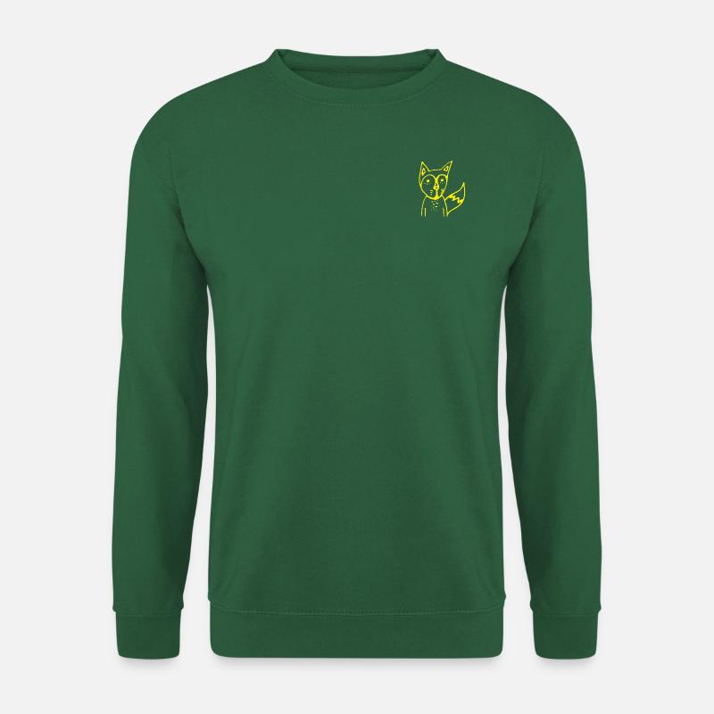 FUCHS yellow - Unisex Pullover - Grün