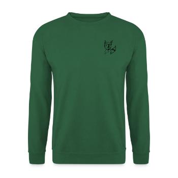 FUCHS black - Unisex Pullover - Grün - Vorne