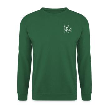 FUCHS white - Unisex Pullover - Grün - Vorne