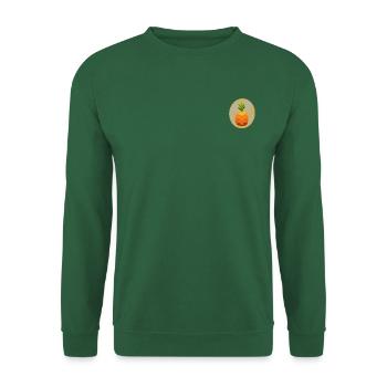 Pineapple Logo - Unisex Sweatshirt - green - Front