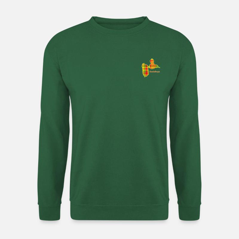 Madras Guadeloupe Geschenkidee - Unisex Pullover - Grün