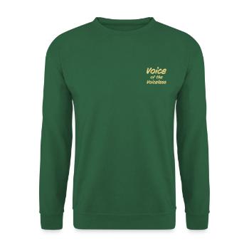 Voice Of The Voiceless - Unisex Pullover - Grün - Vorne