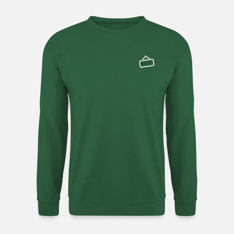 Bitcoin im Bilderrahmen - Unisex Pullover - Grün