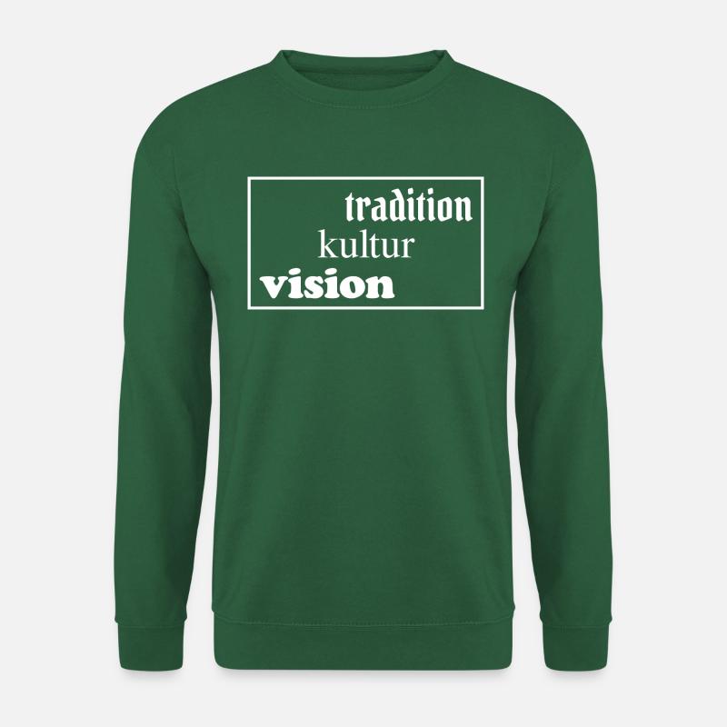 Tradition Kultur Vision - Unisex Pullover - Grün