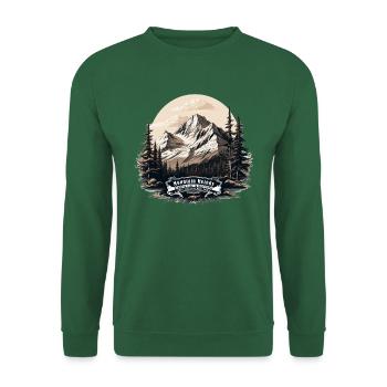 Nature's Harmony: Mountain Melody - Unisex Sweatshirt - green - Front