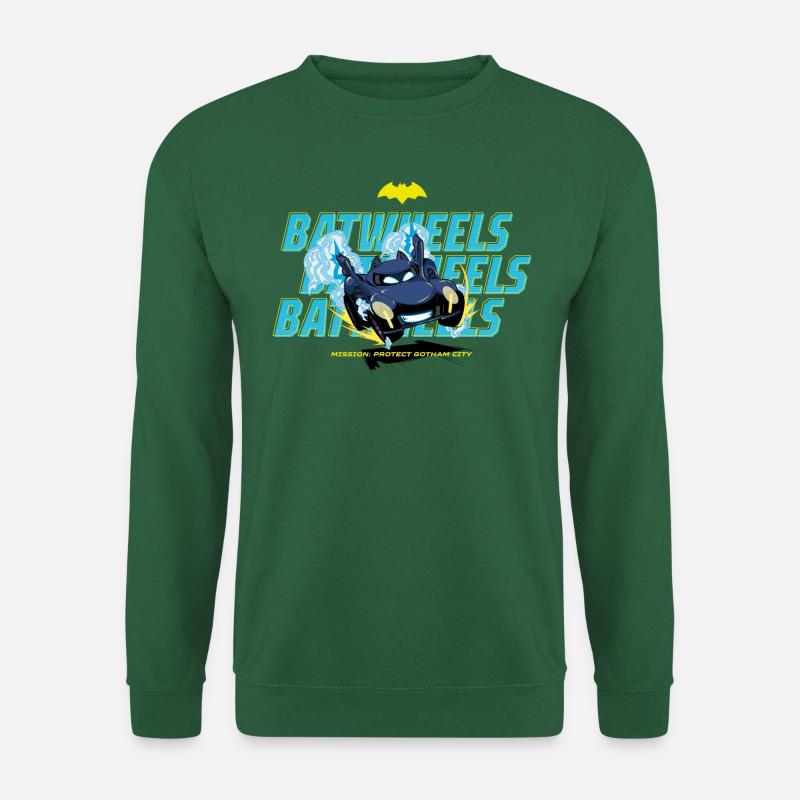 Batwheels Bam Avec L'Écriture Protect Gotham City - Sweat-shirt Unisexe - vert foncé
