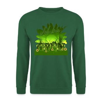 I AM GREEN - Margarites Grass Sun - Unisex Sweatshirt - green - Front