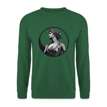 Allegorie einer Griechischen Göttin - Unisex Pullover - Grün - Vorne