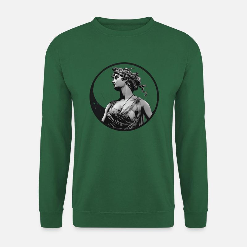 Allegorie einer Griechischen Göttin - Unisex Pullover - Grün