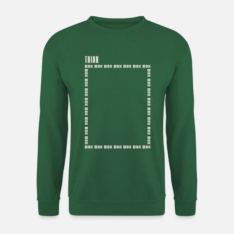 Think Outside The Box - Unisex Sweatshirt - green