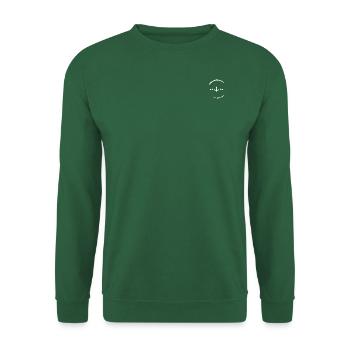 Ancrer dans un cercle - Sweat-shirt Unisexe - vert foncé - Devant
