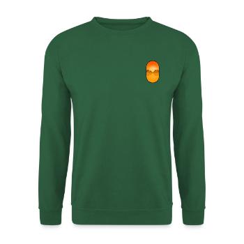 Sunset Design Logo - Unisex Sweatshirt - green - Front