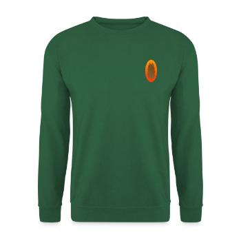 Logo de la planche de surf - Sweat-shirt Unisexe - vert foncé - Devant