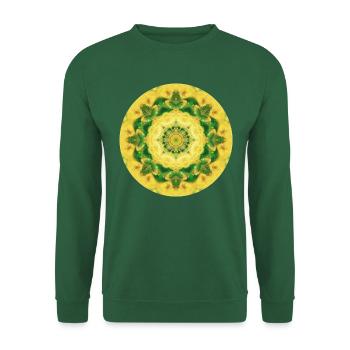 Mandala-Quantum 8 - Unisex Pullover - Grün - Vorne