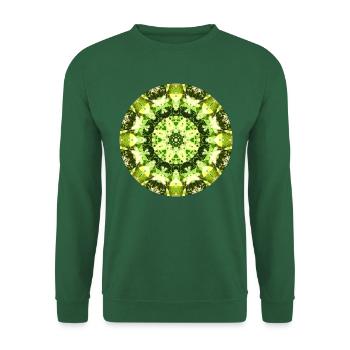 Mandala-Quantum 13 - Unisex Pullover - Grün - Vorne