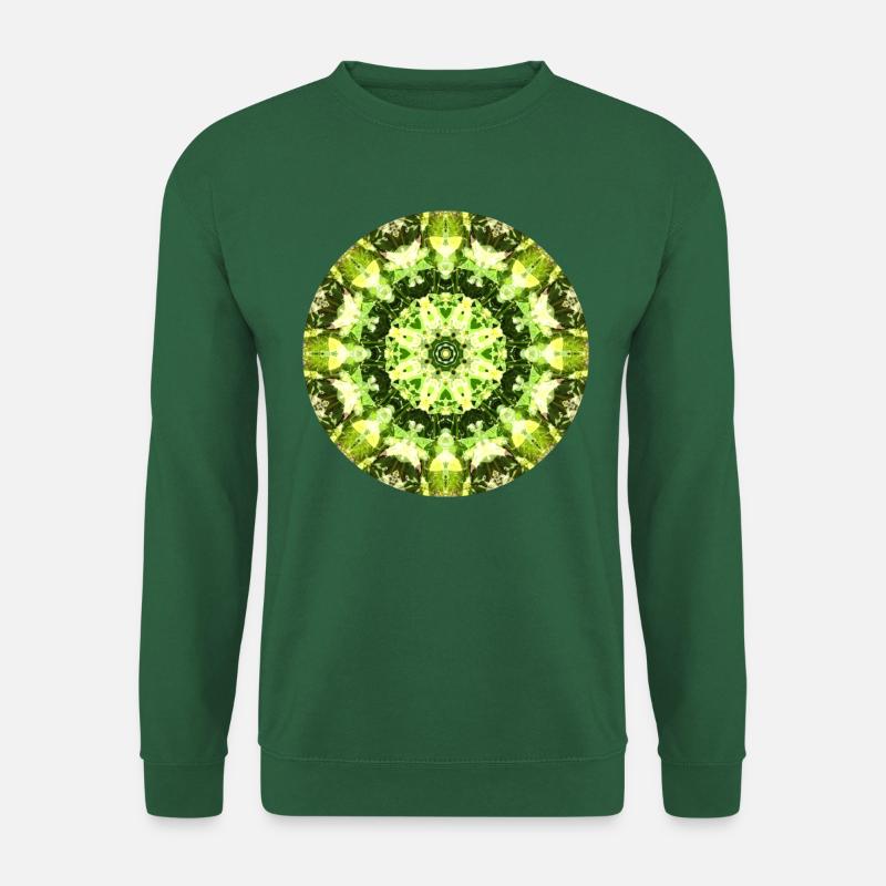 Mandala-Quantum 13 - Unisex Pullover - Grün