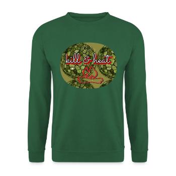 KILL & HEAT - Boutique WoW - 2023 - Sweat-shirt Unisexe - vert foncé - Devant