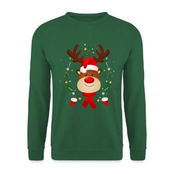 Merry Christmas - Unisex Sweatshirt - green - Front