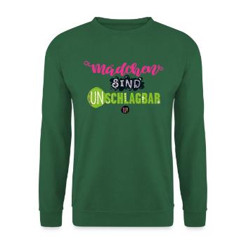 Die Drei !!! Mädchen Sind Unschlagbar - Unisex Pullover - Grün - Vorne