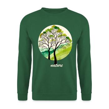 Nature - Unisex Sweatshirt - green - Front