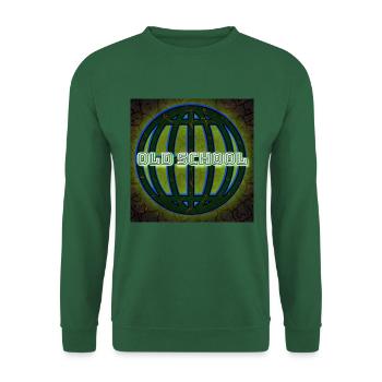 OLD SCHOOL (Alte Schule) - Abbild - 2023 - Unisex Pullover - Grün - Vorne