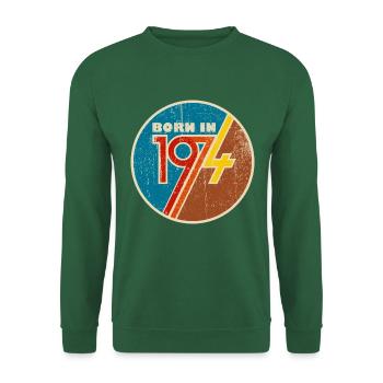 Born In 1974 50 years old - Unisex Sweatshirt - green - Front