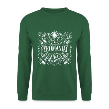 Pyrotechnics New Year's Eve Fireworks New Year - Unisex Sweatshirt - green - Front