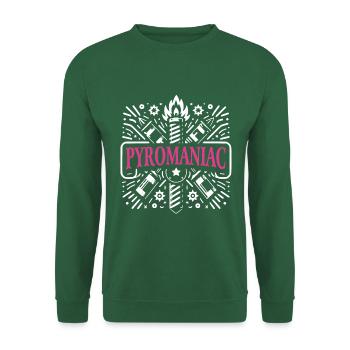 Pyrotechnics New Year's Eve Fireworks New Year - Unisex Sweatshirt - green - Front