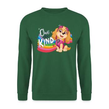 Paw Patrol Skye Design Arc-En-Ciel - Sweat-shirt Unisexe - vert foncé - Devant
