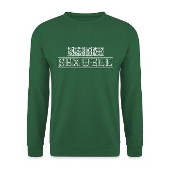 Sapiosexuell - Unisex Pullover - Grün - Vorne