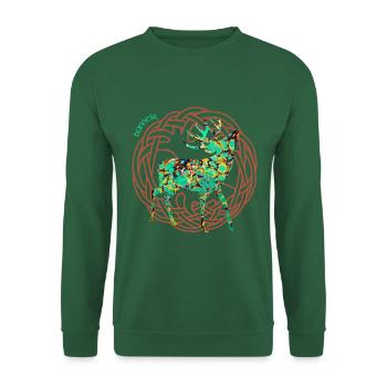 hirsch dunneir e 269 - Unisex Sweatshirt - green - Front