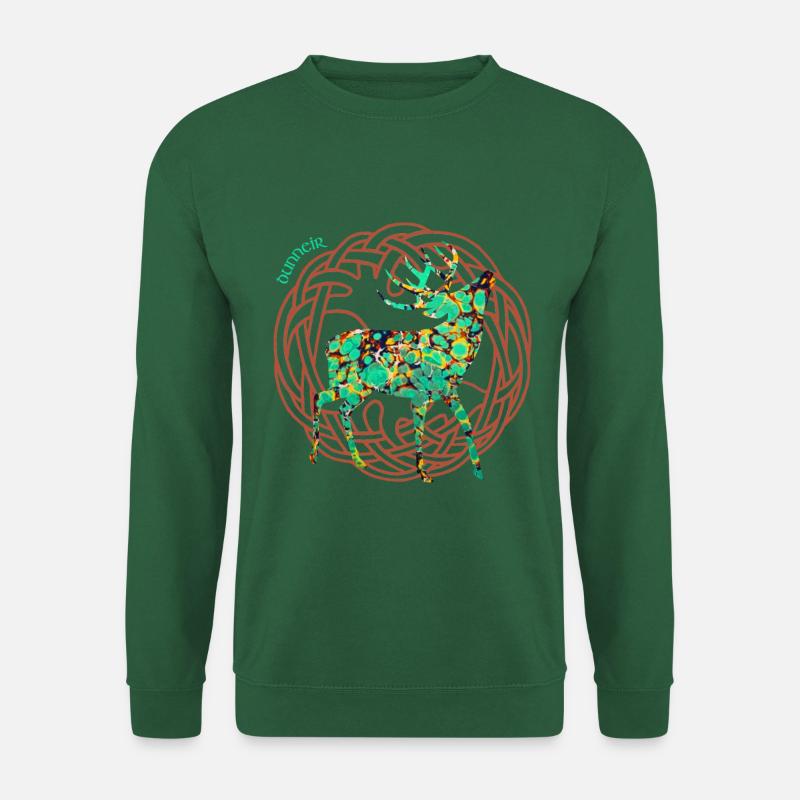 hirsch dunneir e 269 - Sweat-shirt Unisexe - vert foncé