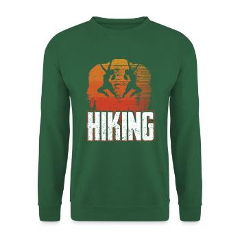 Hiking - Unisex Pullover - Grün - Vorne