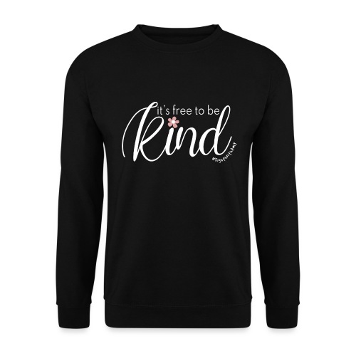 Amy's 'Free to be Kind' design (white txt) - Unisex Sweatshirt