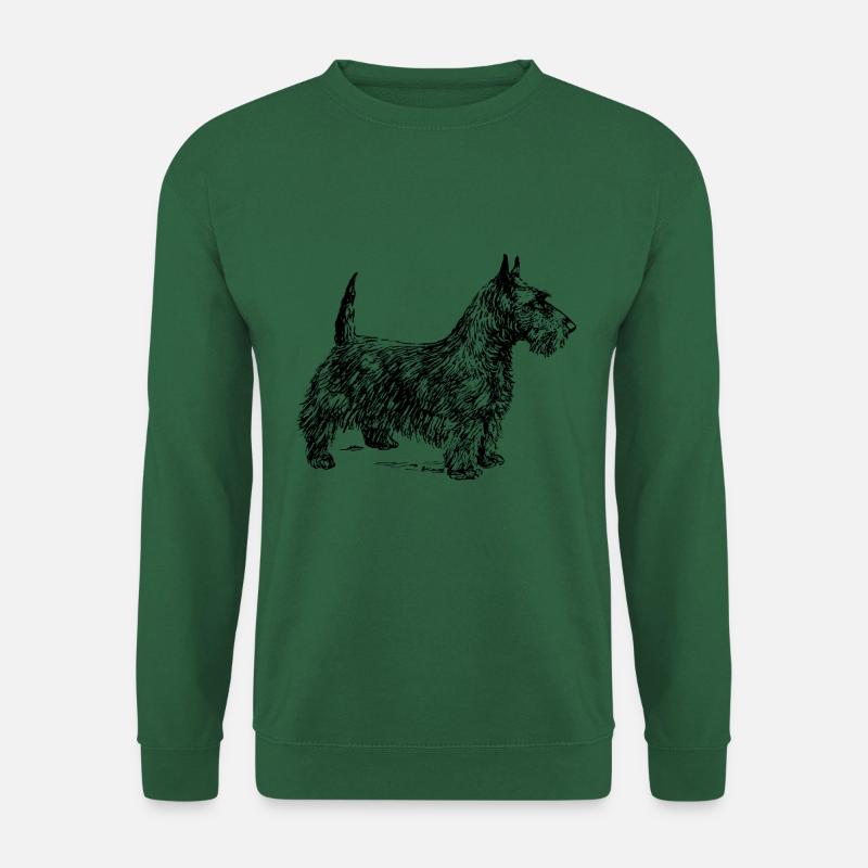 Schottischer Terrier - Unisex Pullover - Grün