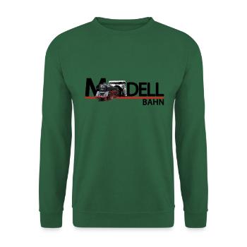 Modellbahn - Unisex Pullover - Grün - Vorne