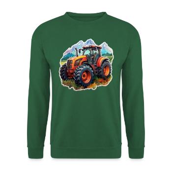 Tractor - Unisex Sweatshirt - green - Front