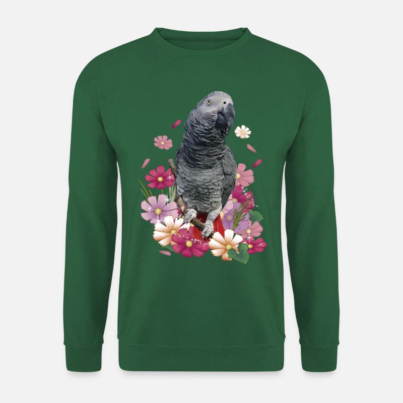 Der graue Papagei - Unisex Pullover - Grün