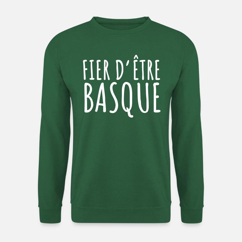 Basque la fierté du Pays basque - Sweat-shirt Unisexe - vert foncé