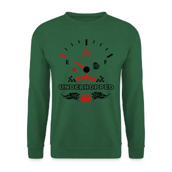 Total Underhops Beer Tank Affichage Compteur de vitesse - Sweat-shirt Unisexe - vert foncé - Devant